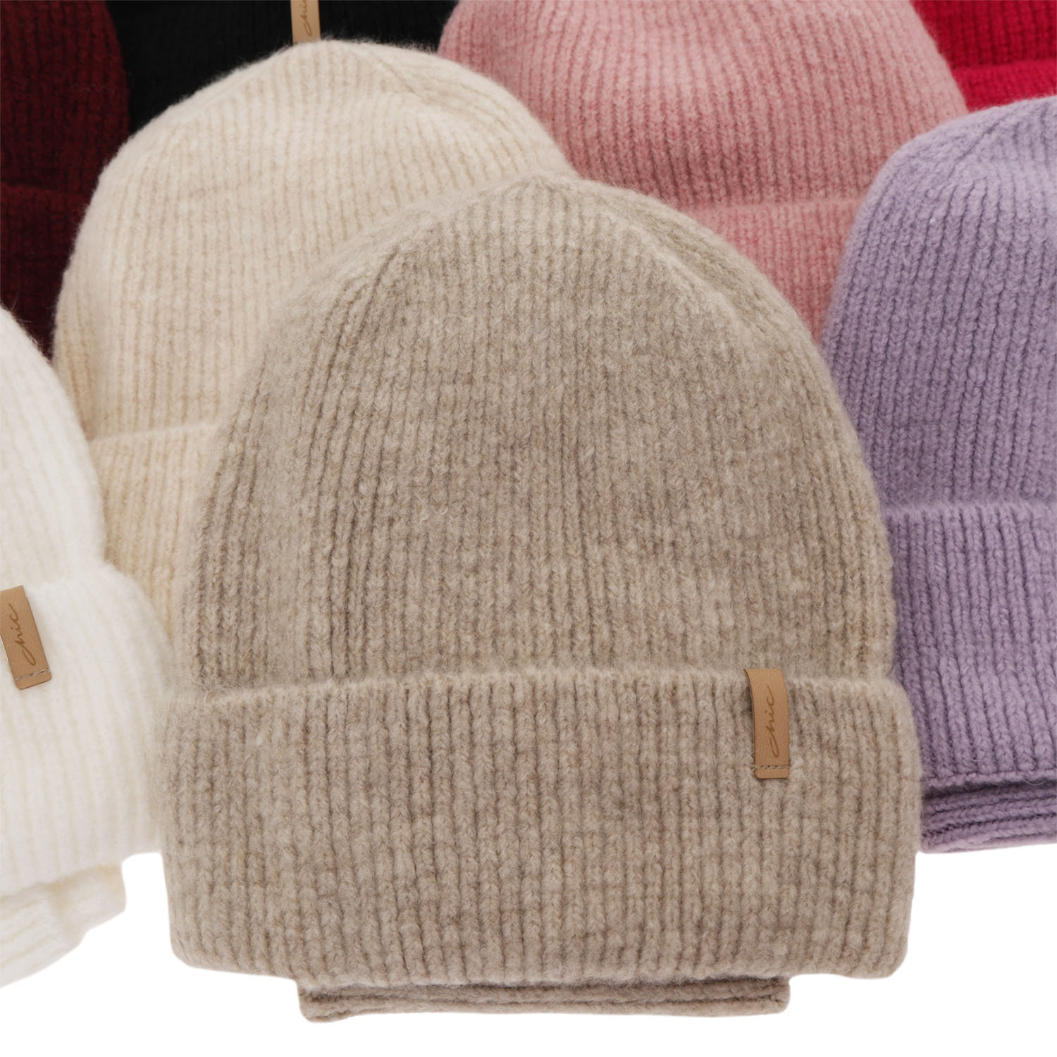 Ensemble d'hiver fille: bonnet et snood, violet, Edila