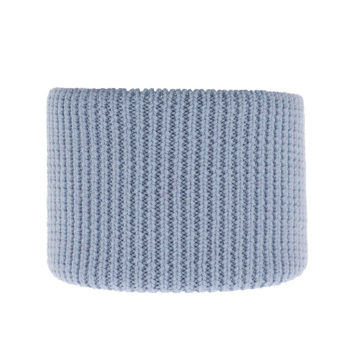 Snood d'hiver enfant, bleu clair, avec laine mérinos, Vanilla
