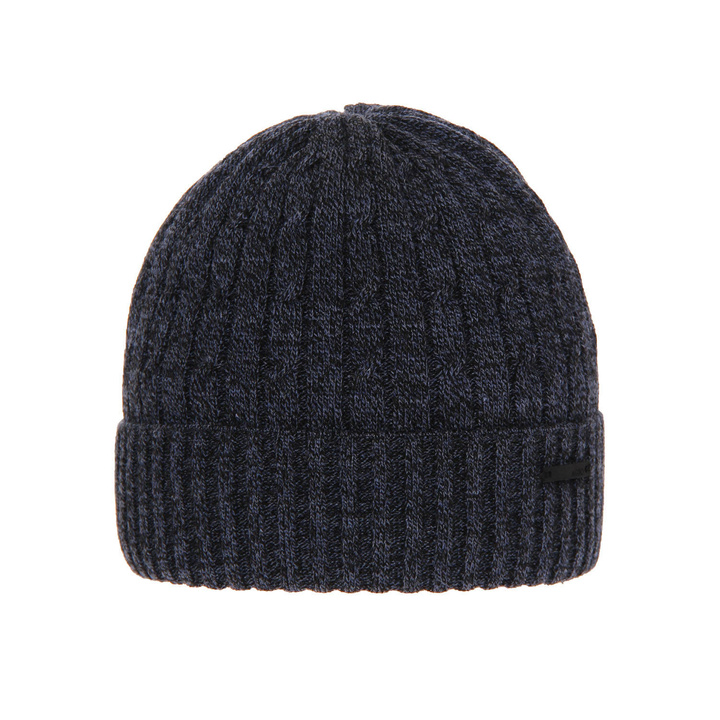 Heren wintermuts, donkerblauw, Mishel
