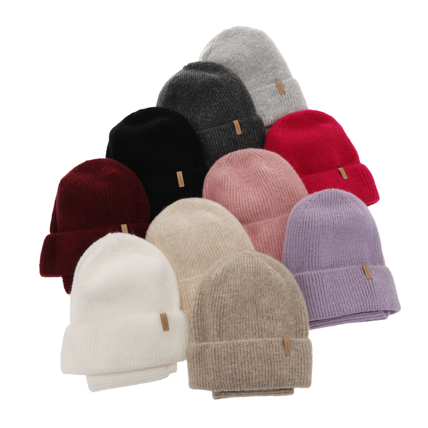 Ensemble d'hiver fille: bonnet et snood, violet, Edila