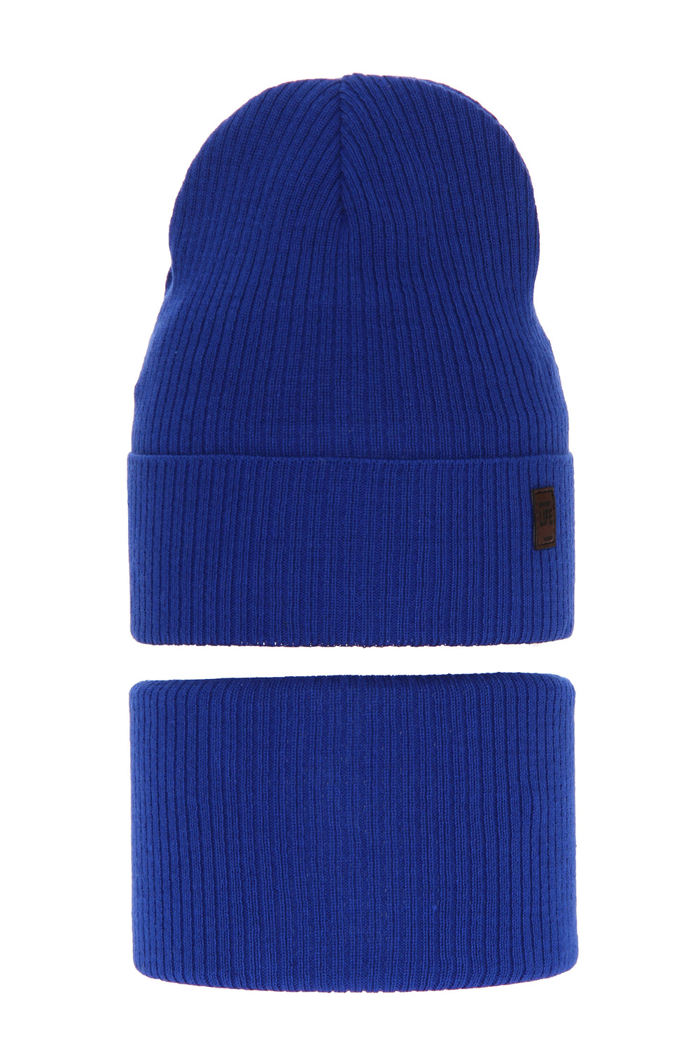 Jongens herfst/lente set muts en buissjaal, met katoen, blauw, Dragon