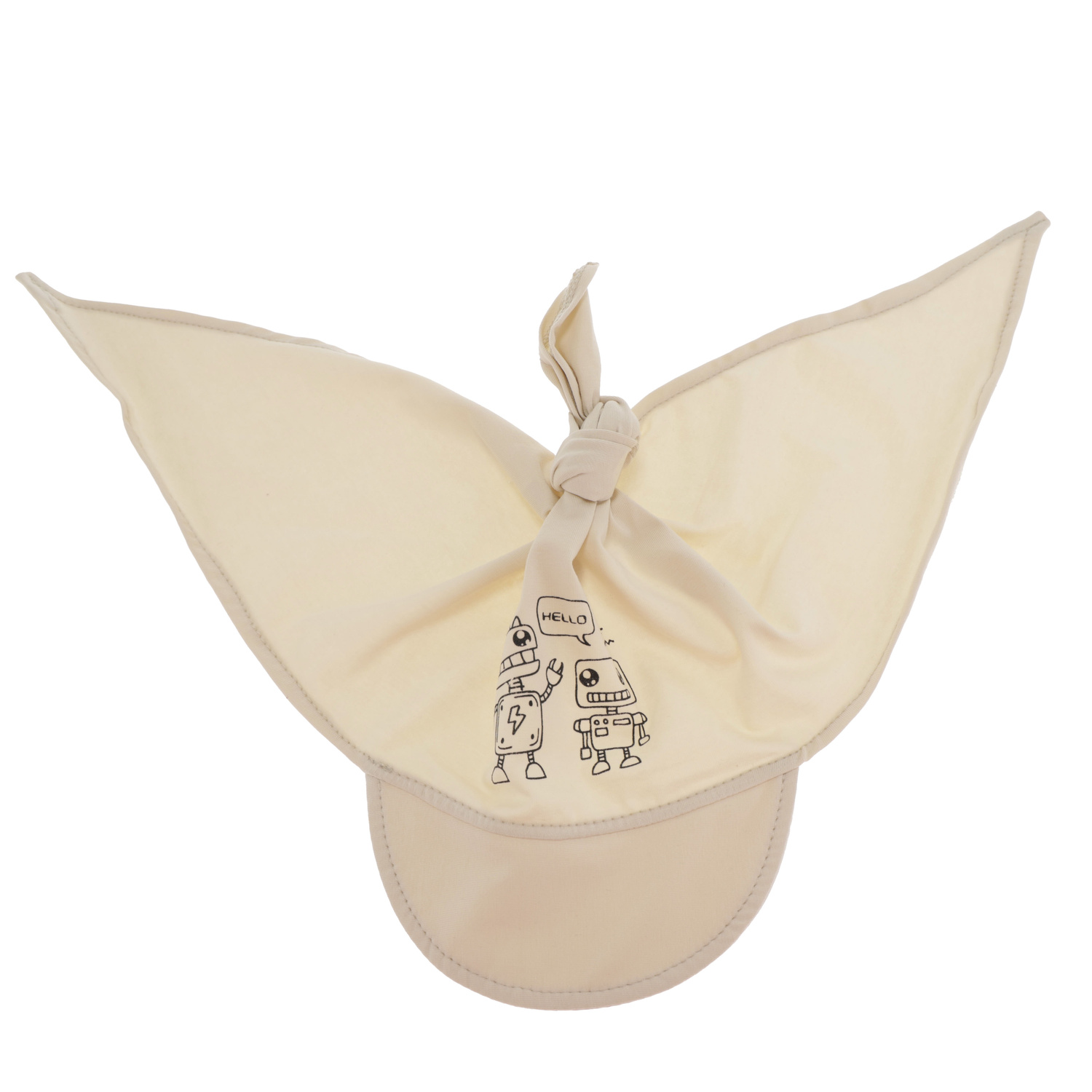 Casquette garçon, automne/printemps, beige, en coton, Robik