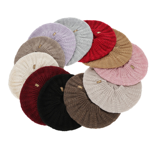 Dames winterbaret, winter, paars, met merinowol, Senja