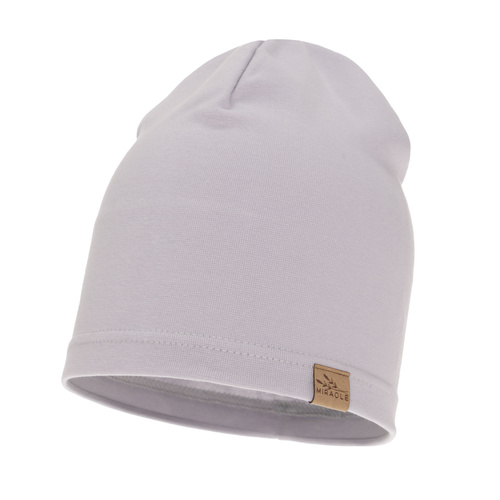 Bonnet automne/printemps femme, gris, en coton, Brema