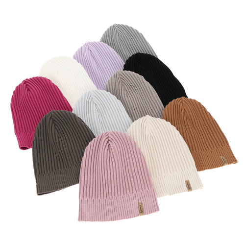 Dames muts voor lente, herfst, , met katoen, grijs, Mirona