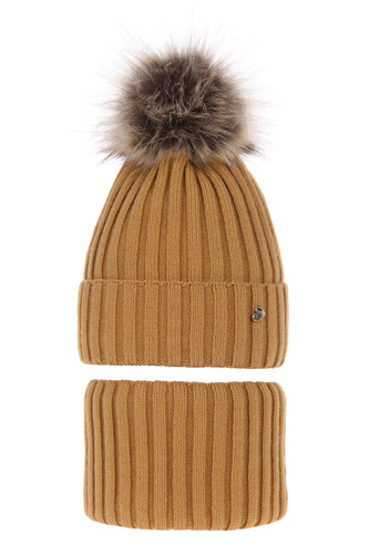 Meisjes winter set, camel, Wilma