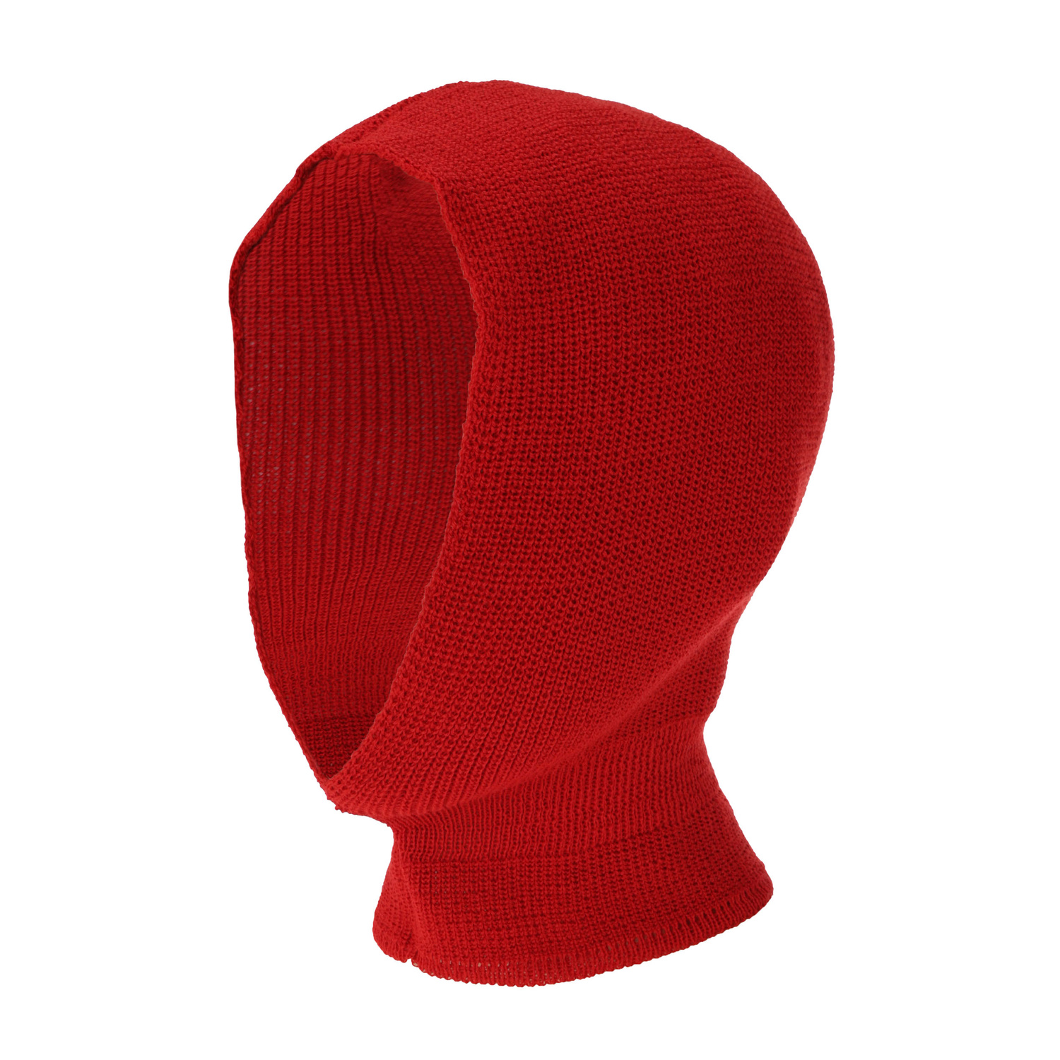 Bonnet d'hiver homme, rouge, avec laine mérinos, Czapka zimowa męska
