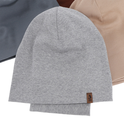 Jongens herfst/lente set (muts en buissjaal), donkerbruin, Amalfi