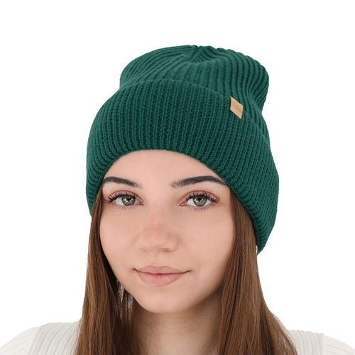 Dames wintermuts, roze, 100% Merino Wol, Isla