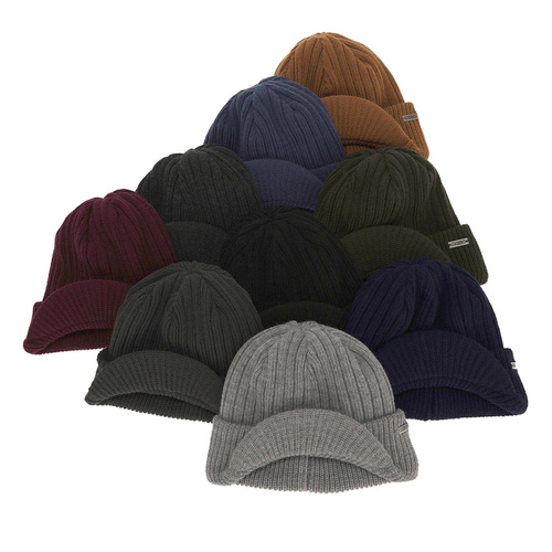 Bonnet d'hiver homme, bordo, Taker