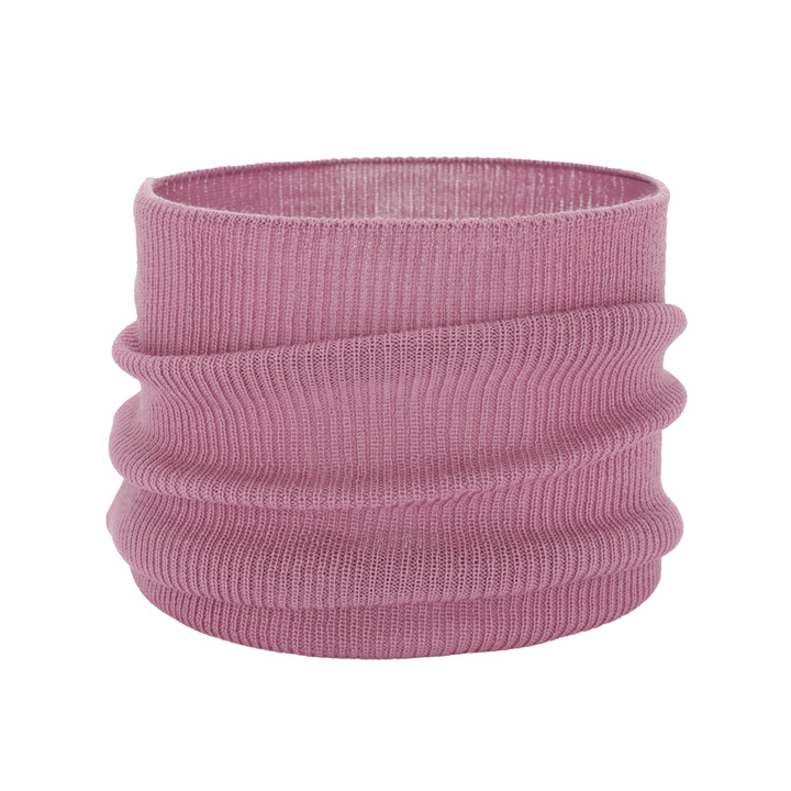 Snood d'hiver enfant, wrzosowy, 100% Laine Mérinos Extrafine, Zaria