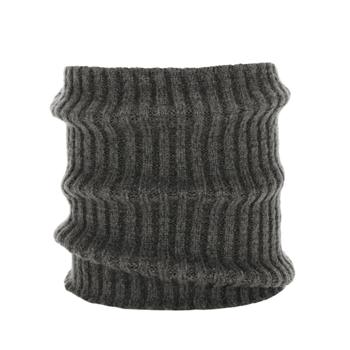 Snood d'hiver homme, gris, avec laine mérinos, Best