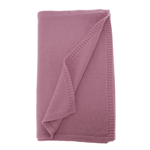 Dames wintersjaal, paars, 100% Merino Wol, Elonia