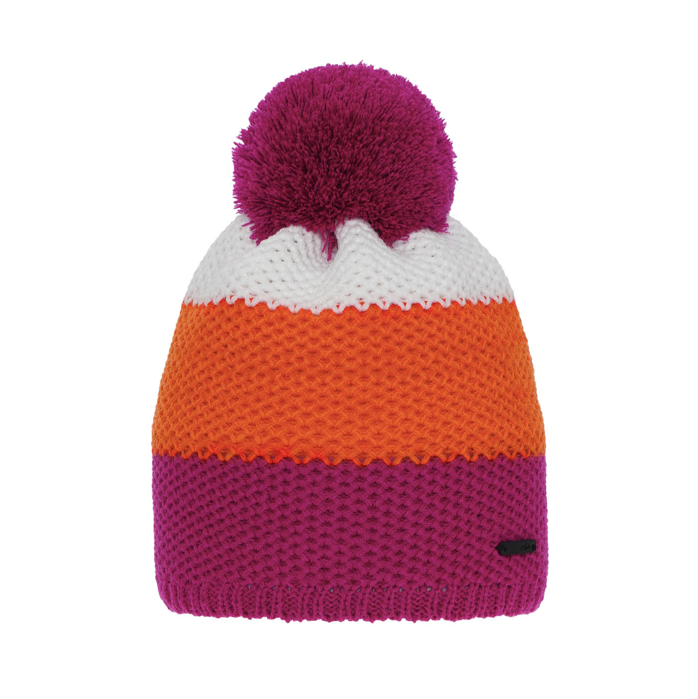 Meisjes wintermuts, roze, met garen pompon, Naruto