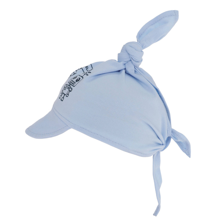 Casquette garçon, automne/printemps, bleu, en coton, Robik