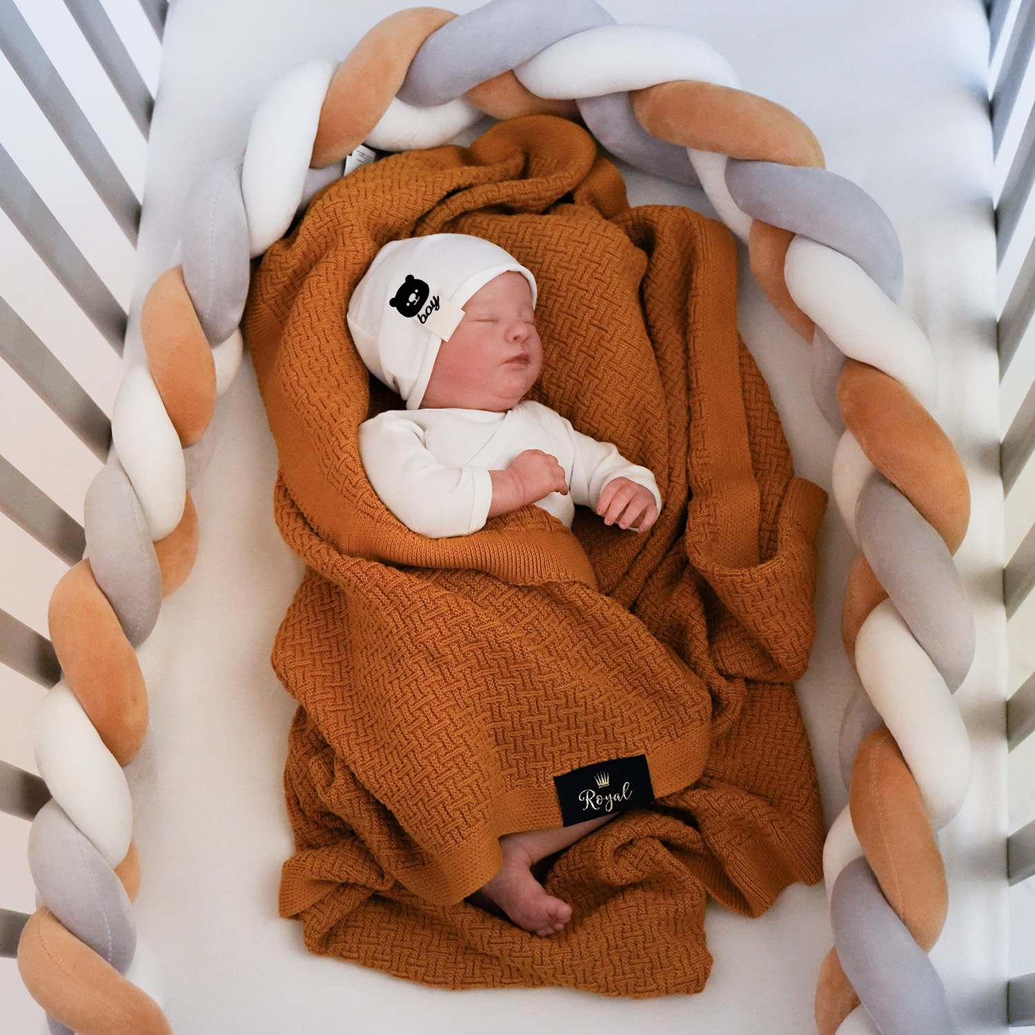 Bamboe-katoenen deken voor baby, Honey, Delicaat, Pony