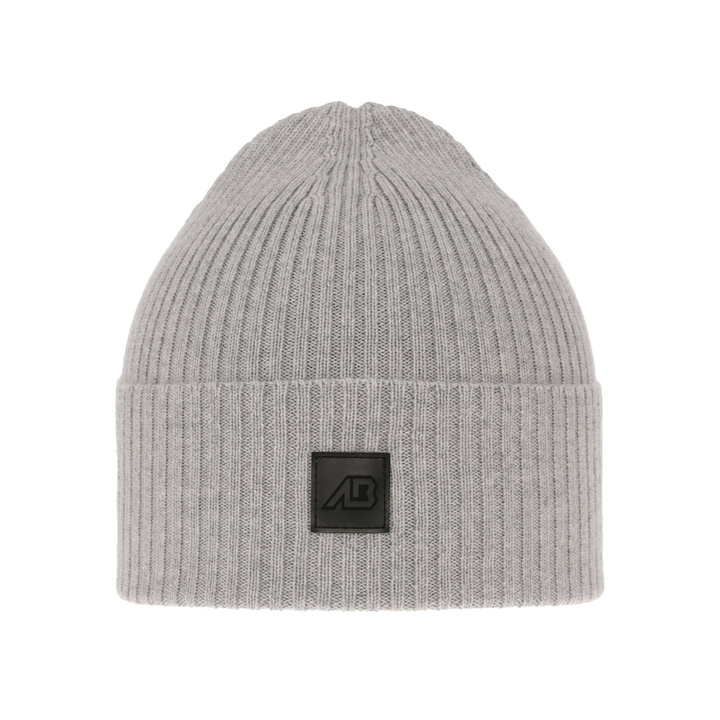 Bonnet d'hiver homme, hiver, printemps, gris, 100% laine mérinos, Matias