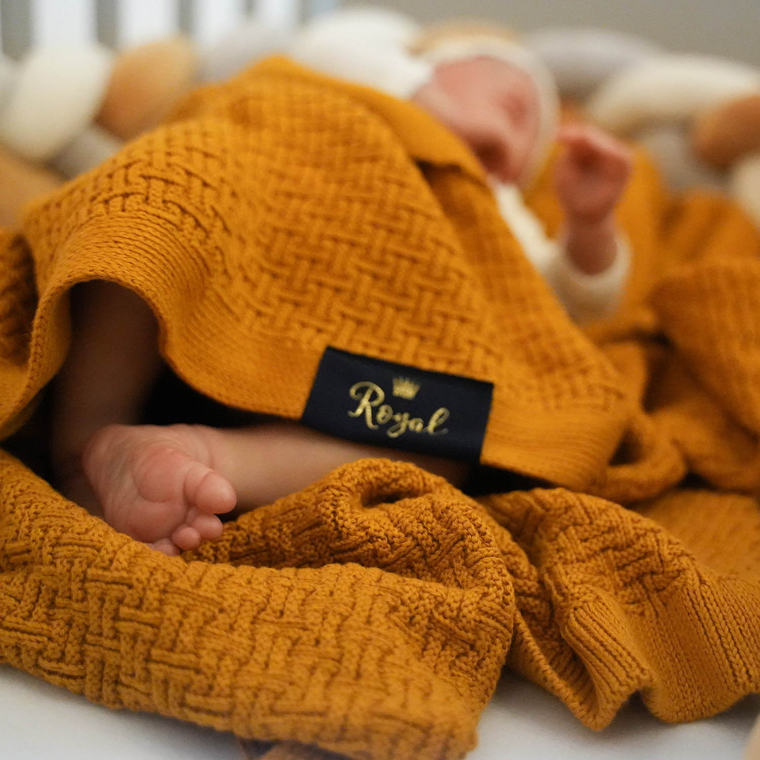 Bamboe-katoenen deken voor baby, Honey, Delicaat, Pony