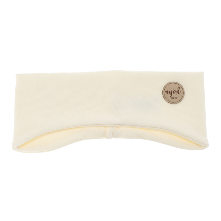 Herfst, lente hoofdband voor meisje, crème Maranta