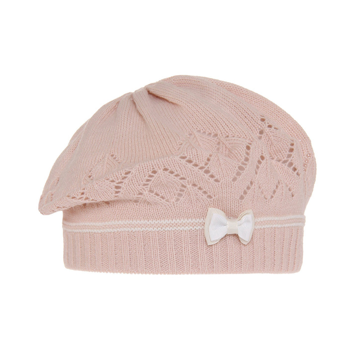 Beret automne/printemps fille, beige, Bibi