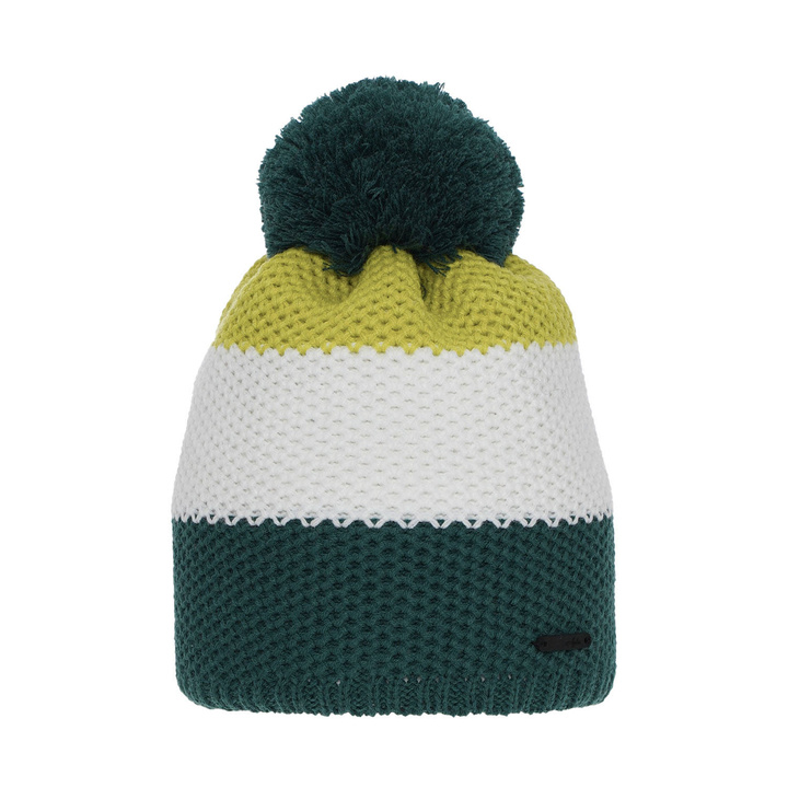 Meisjes wintermuts, groen, met garen pompon, Naruto