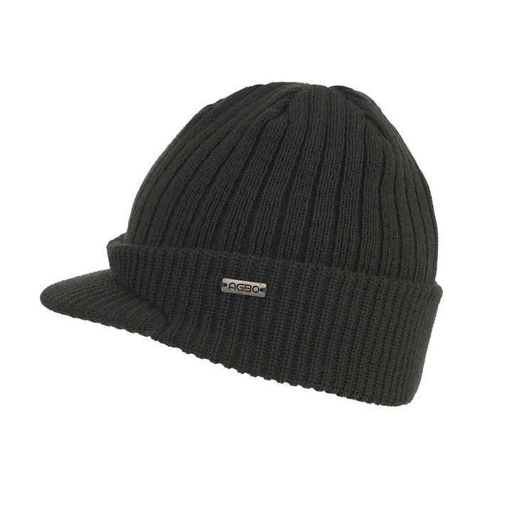 Bonnet d'hiver homme, grigio, Taker