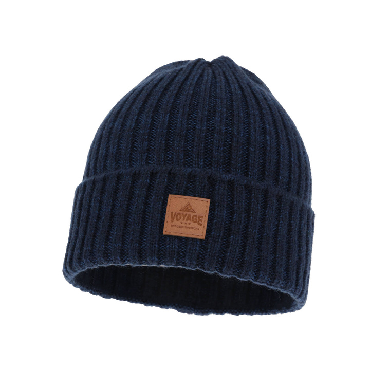 Bonnet d'hiver homme, bleu marine, Benet