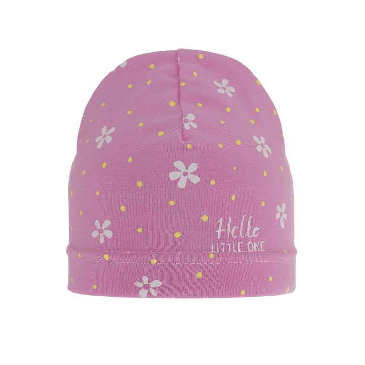Bonnet automne/printemps fille, rose, Nila