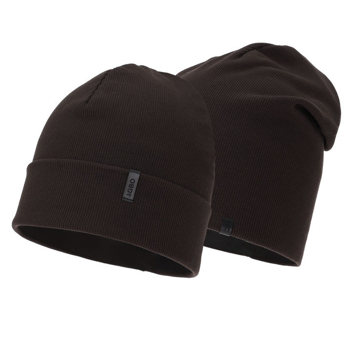 Heren herfst/lente muts, katoenen, bruin, Flurry