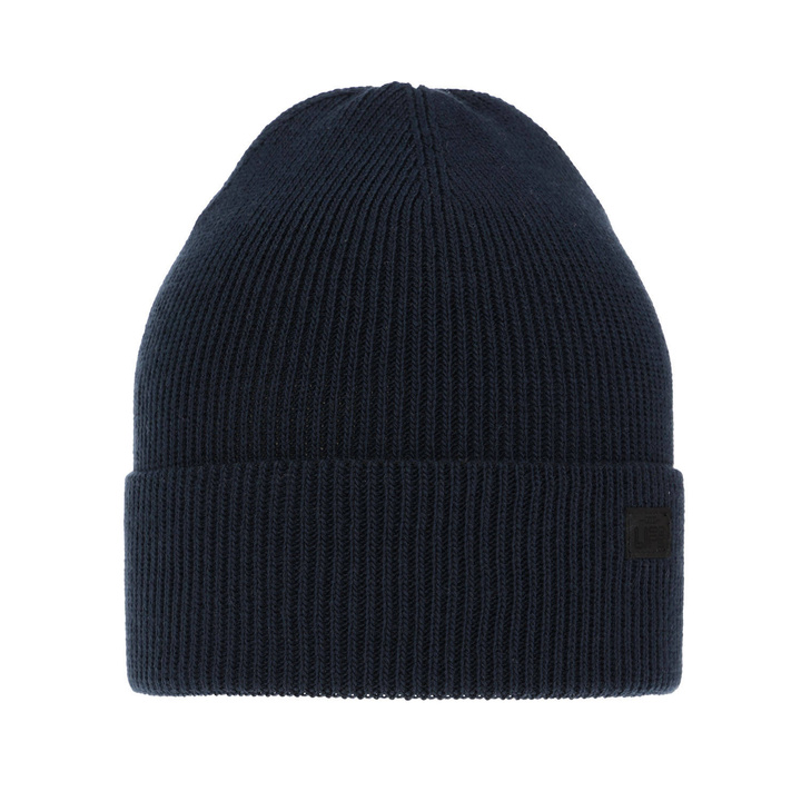 Bonnet d'hiver homme, bleu marine, Flavio