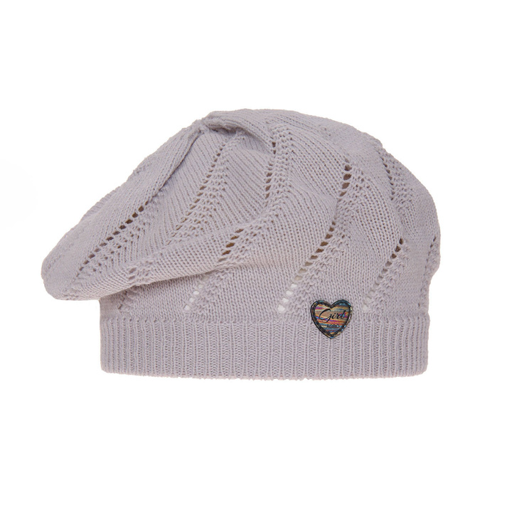 Meisjes herfst/lente baret, grijs, Hilda