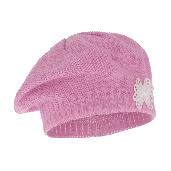 Beret automne/printemps fille, violet, Costanza