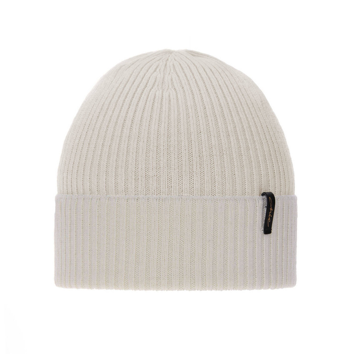 Dames wintermuts, kremowy, 100% Merino Wol, Megan