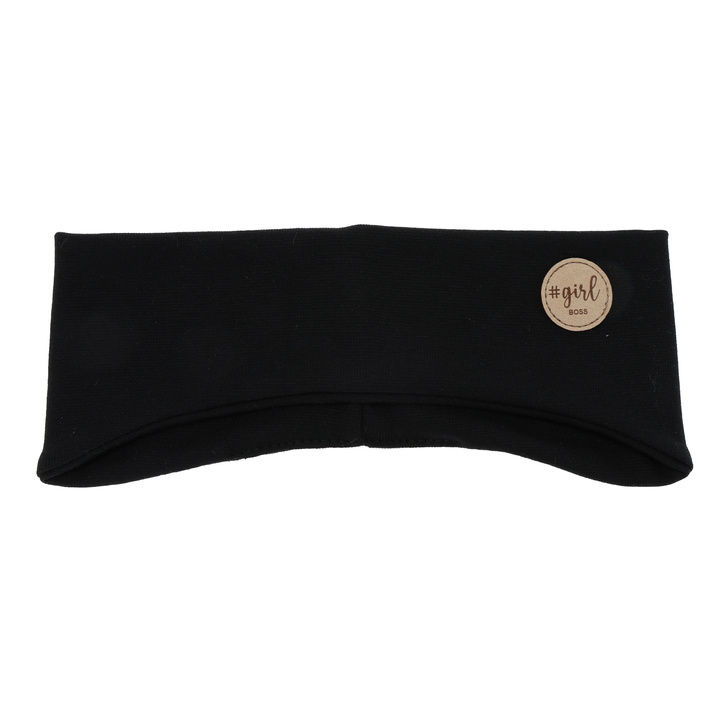 Hoofdband voor herfst, lente voor meisjes, zwarte Maranta